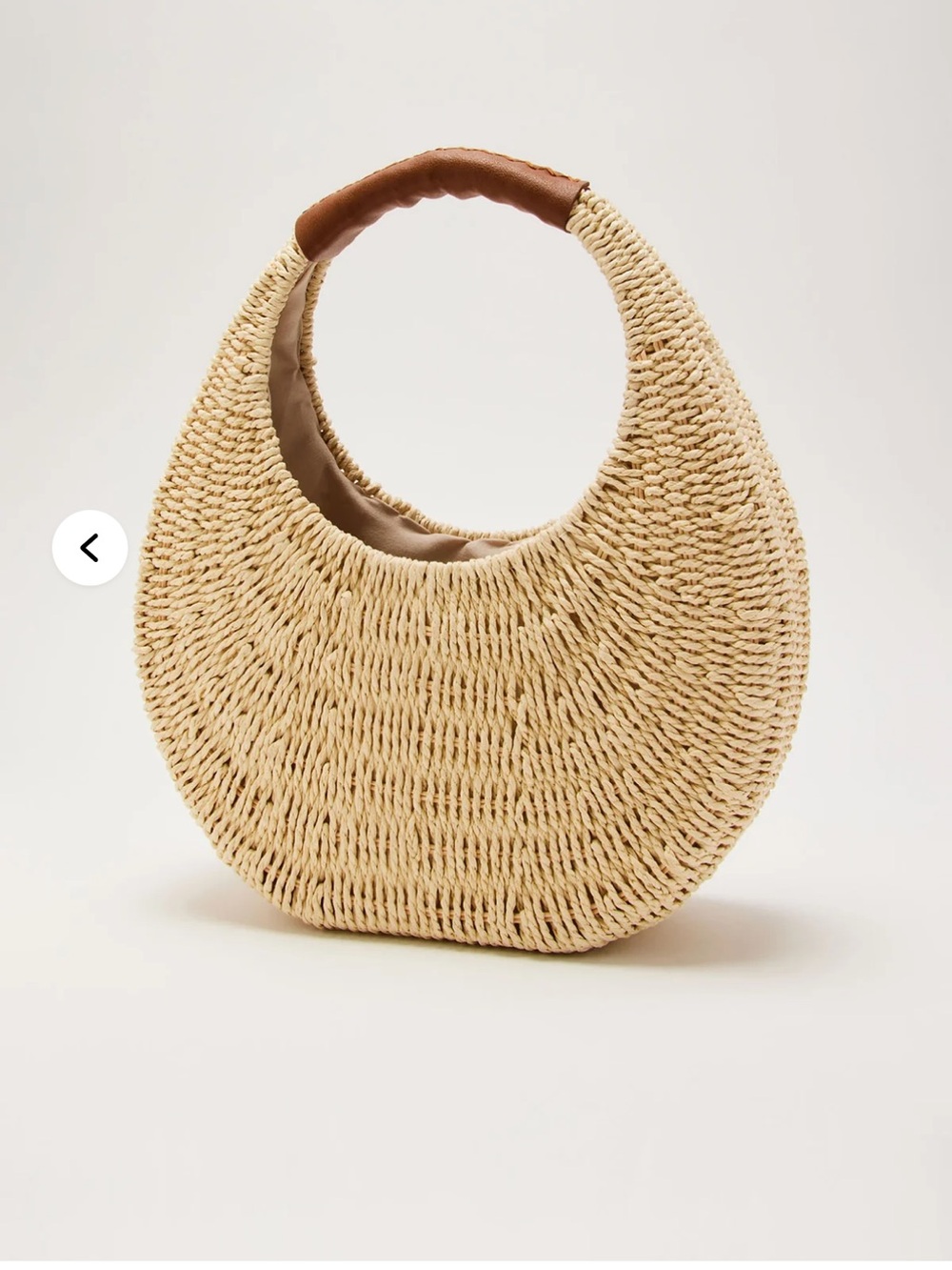 Fashion nova OMW to the Bahamas bag NWT natural/combo